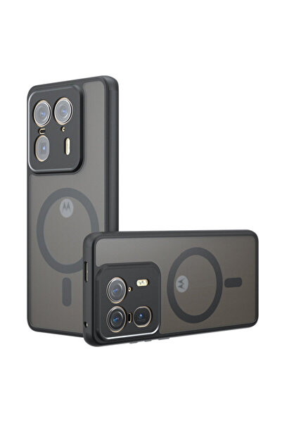 Techsuit Motorola Edge 50 Ultra PureFrost MagSafe, negru înghețat