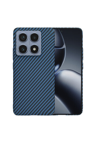 Techsuit Xiaomi 14 T Pro Carbonite FiberShell, κυανό