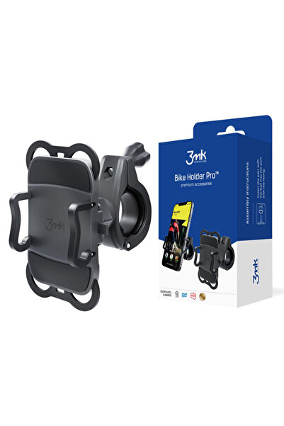 3MK Universal Bicycle Phone Holder, Holder Pro, Black