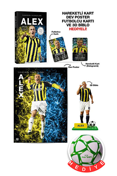 Parodi Yayınları Alex De Souza Sahanın Yıldızları (Kart - Biblo - Futbol Topu...
