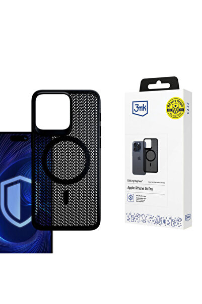 3MK Răcoros MagCase pentru iPhone 16 Pro, neagră