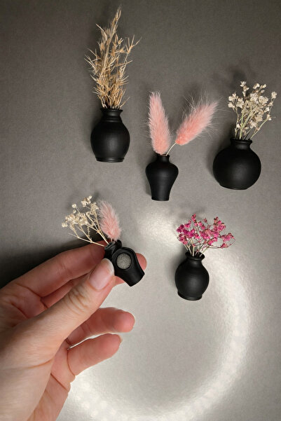 volessia 5’Li Mini Dekoratif Vazo Buzdolabı Magneti,Magnet.Buzdolabı süsü,vazo.