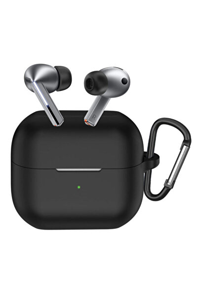 Techsuit Husă din silicon pentru Samsung Galaxy Buds 3, neagră