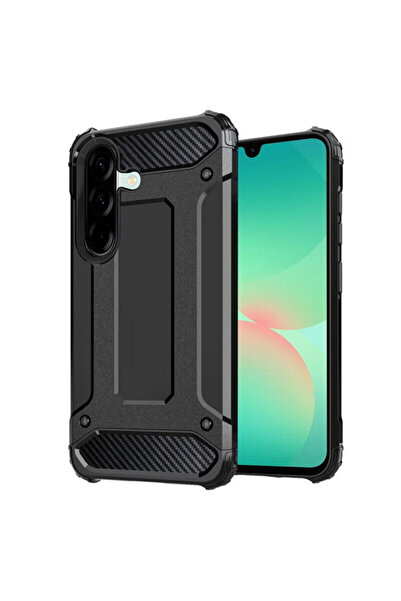 Techsuit Θήκη Samsung Galaxy A26 5G Hybrid Armor, μαύρη