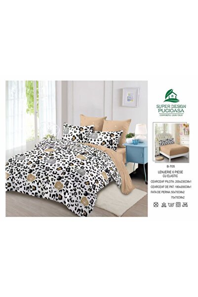 ANATOLIATEKSTILE 6-piece Duvet Cover Set – Complete set of fine Cotton and St...