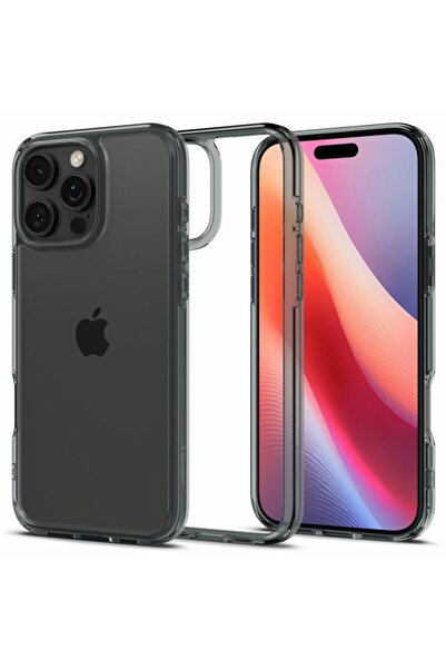 Spigen Carcasă Ultra Hybrid pentru iPhone 16 Pro Max, Gri
