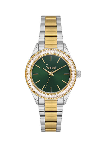 Freelook Lumiere Silver and Gold Stainless Steel Watch for Women FL.1.10519-5