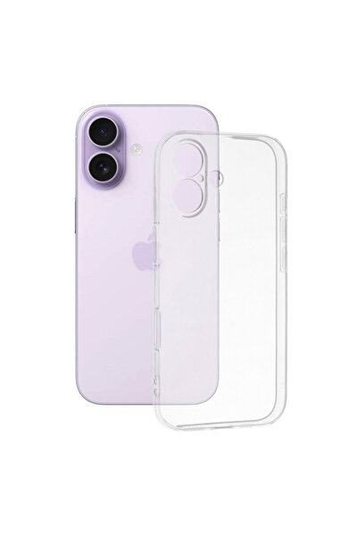 Techsuit iPhone 17 Clear Silicone Case, transparent