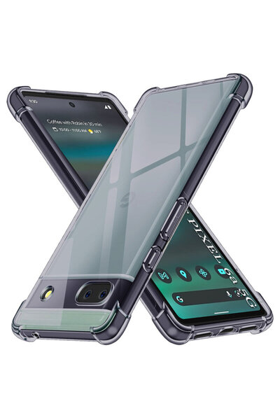 Techsuit Carcasă din silicon transparentă rezistentă la șocuri pentru Google ...