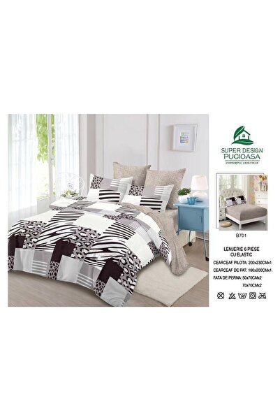 ANATOLIATEKSTILE 6-piece Duvet Cover Set – Complete set of fine Cotton and St...