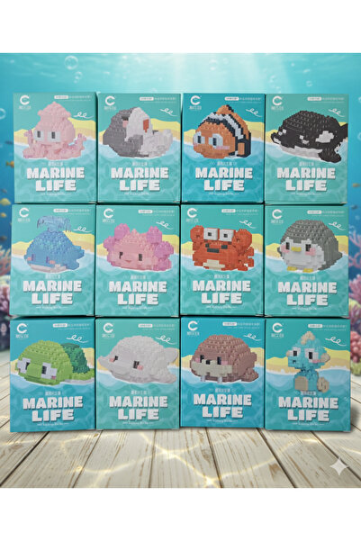 Home Marine Life Sevim Deniz Serisi Yapı Blokları 3d Balık puzzle - 1 Adet gö...