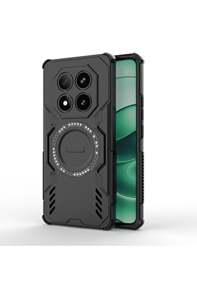 Techsuit Θήκη Xiaomi Redmi Note 14 Pro 4G ArmorMag, μαύρη