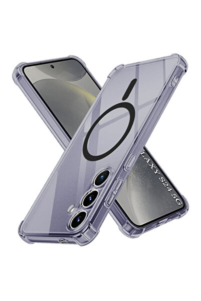 Techsuit Husa Samsung Galaxy S24 rezistentă la șocuri, din silicon transparen...