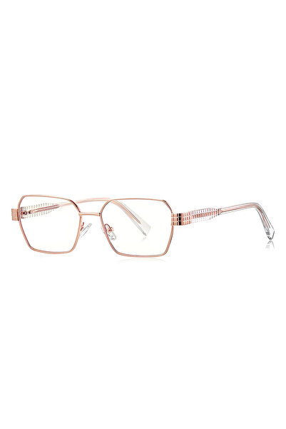 Techsuit Anti-Reflective Glasses for Women, Gold/Pink