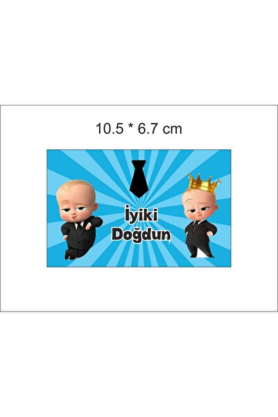 Sinek Kupası Tasarım Patron Bebek Boss Baby - 10 Αυτοκόλλητα με αφρώδεις φυσα...