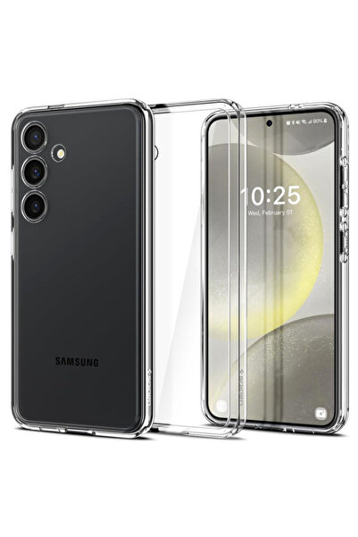 Spigen Carcasă Ultra Hybrid pentru Samsung Galaxy S24 FE, Transparentă