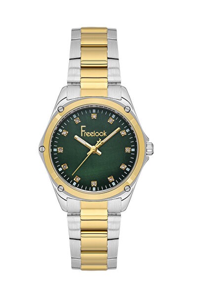 Freelook Jolie Silver and Gold Stainless Steel Watch for Women FL.1.10437-4