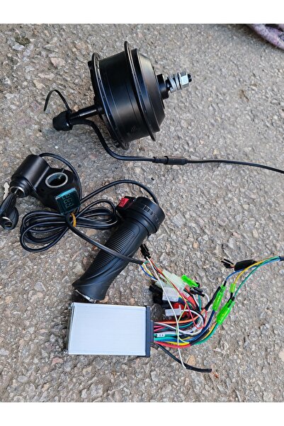 Bix Bisikleti elektrikli bisiklete çevirne kitti motor beyin gaz kolu ekran k...