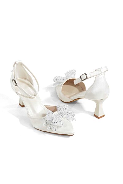 Zaza moda Women's High Heeled Satin Shoes Heel 7 cm Z002