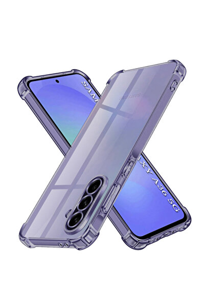 Techsuit Carcasă din silicon transparentă rezistentă la șocuri pentru Samsung...