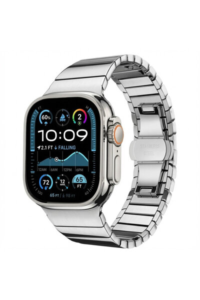 Techsuit Curea argintie Apple Watch 1 38mm