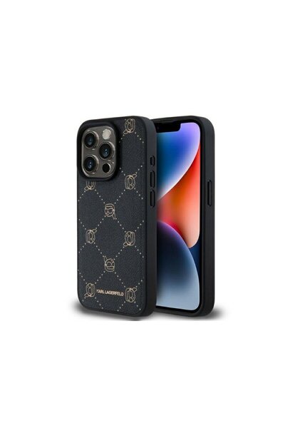 Karl Lagerfeld Husă MagSafe din piele pentru iPhone 15 Pro