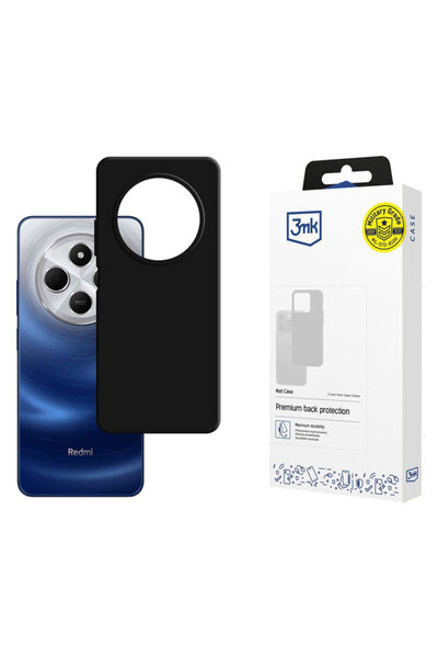 3MK Θήκη Xiaomi Redmi 14C premium ματ, μαύρη