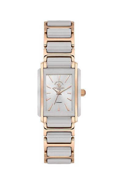 Santa Barbara Polo & Racquet Club ساعة نسائية من الذهب النبيل والذهب الوردي، ...