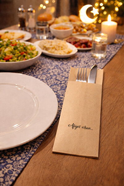 Enerji ambalaj AFİYET OLSUN BASKILI KESE KAĞIDI ŞAMUA 1 ADET