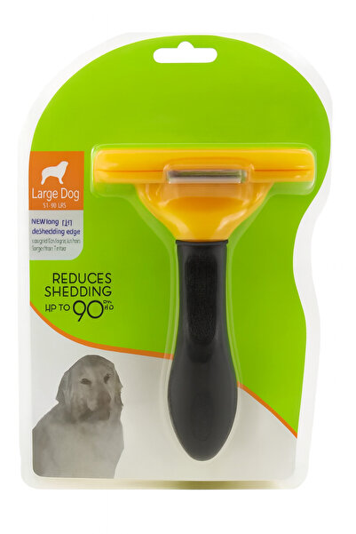 ROVERIM Large Comb for Long Haired Dogs with Razor for Hair Removal