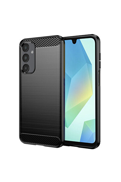 Techsuit Θήκη Σιλικόνης Carbon για Samsung Galaxy A16, Μαύρη