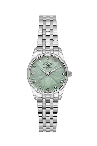 Santa Barbara Polo & Racquet Club Unique Silver Stainless Steel Watch for Wom...