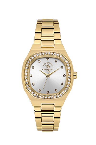 Santa Barbara Polo & Racquet Club Silver Stainless Steel Watch for Women SB.1...