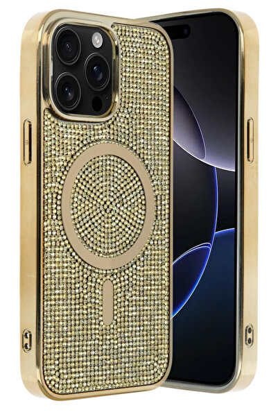 Joko غطاء STOROZAL لهاتف آيفون 15 برو ماكس هيلين ماجسيف (223422) - ذهبي