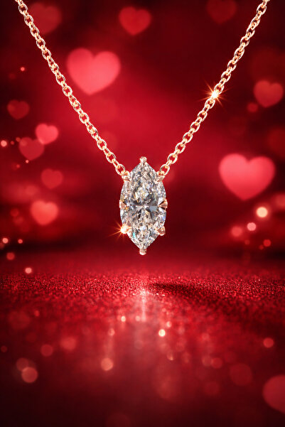 Store Gold Markiz Gümüş Kolye