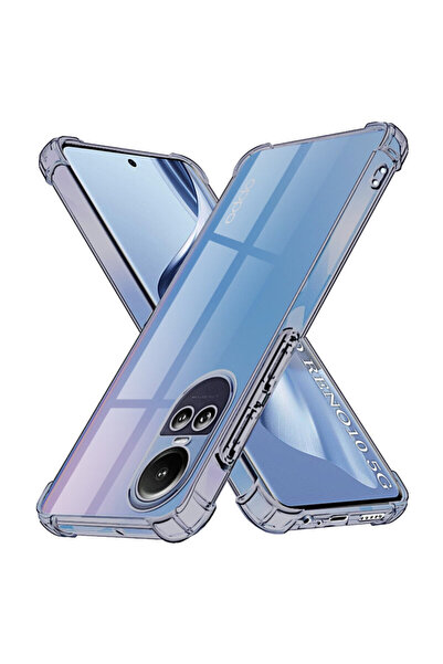 Techsuit Carcasă din silicon transparentă, rezistentă la șocuri, pentru Oppo ...