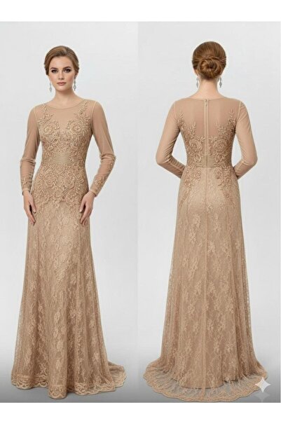 KALDE An elegant Lace evening dress that complements your beauty