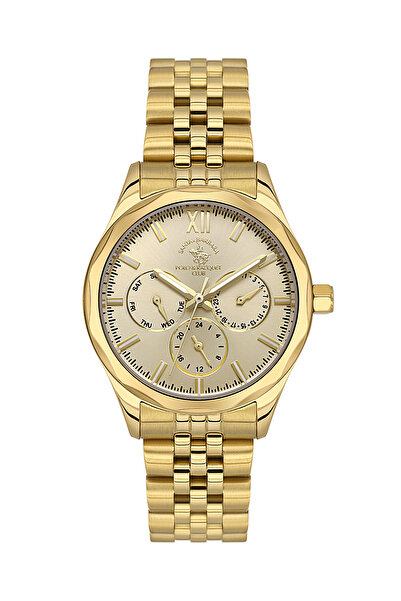 Santa Barbara Polo & Racquet Club Unique Gold Stainless Steel Watch for Women...