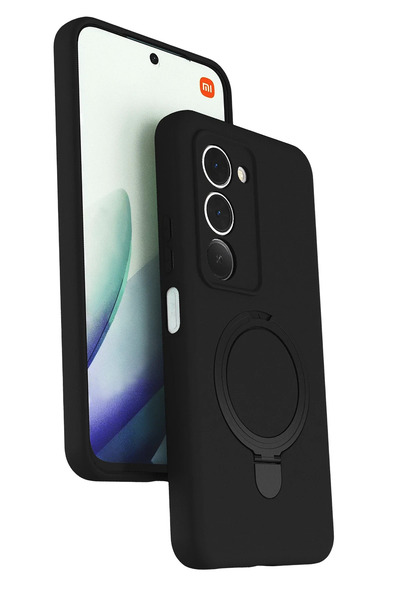 NewFace غطاء STOROZAL Redmi 15 4G Regal Magsafe مع حامل (222842) - أسود