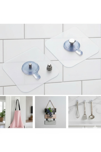 CPAZH Co. 1 Adet Süper Güçlü Yapışkanlı Çerçeve ve Raf Askısı – Deliksiz Vida...