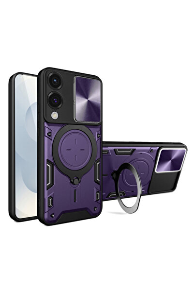 Techsuit Carcasă CamGuard Pro pentru Samsung Galaxy S25 Edge, violet