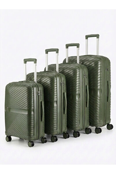 Sister 4PCS PP Hard Shell Luggage Set Tote, TSA Lock, 360° Silent Spinner, Wa...