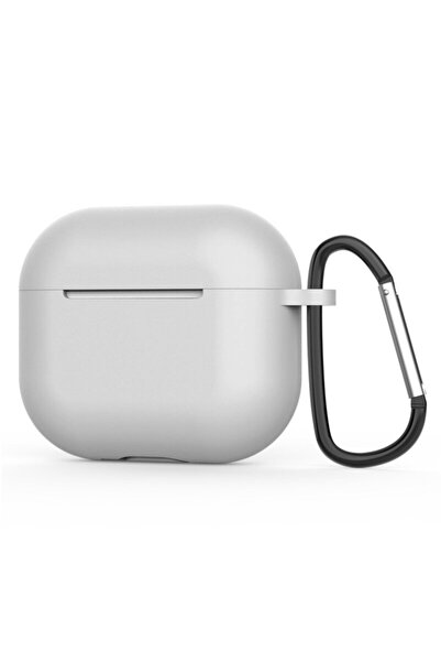 Techsuit AirPods 4 Silicone Case, Light Gray