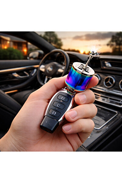 Erzi Renkli Hareketli Araba Manuel Vites Anahtarlık