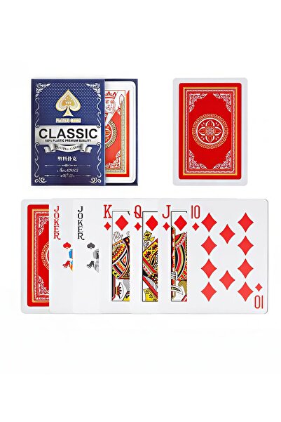 Weather Forecast Red Pvc Plastic Waterproof Playing Cards Poker Playing Card ...
