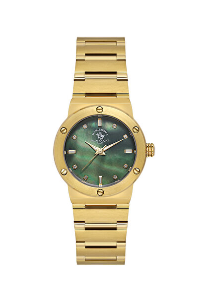 Santa Barbara Polo & Racquet Club Unique Gold Stainless Steel Watch for Women...