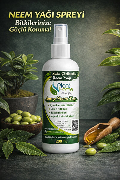 plant-home Spreye Hazır Neem Yağı Spreyi 200 ml – Bitkiler için Doğal Koruyuc...