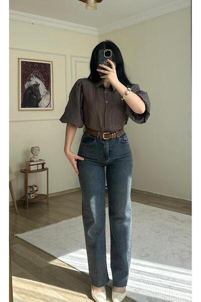 YELZEY BUTİK Balloon Sleeve Shirt