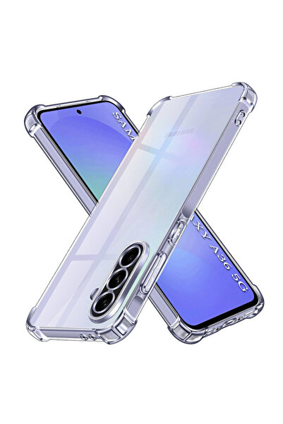 Techsuit Carcasă din silicon transparentă rezistentă la șocuri pentru Samsung...