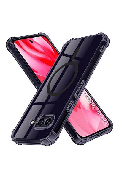 Techsuit Carcasă MagSafe din silicon transparent, rezistentă la șocuri, pentr...